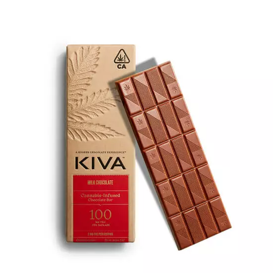 KIVA Milk Chocolate Bar (H)