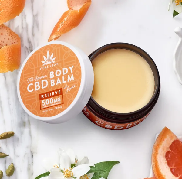 CBD Body Balm + Arnica | Relieve | 500mg CBD 2 500Mg Relieve Cbd Balm Arnica