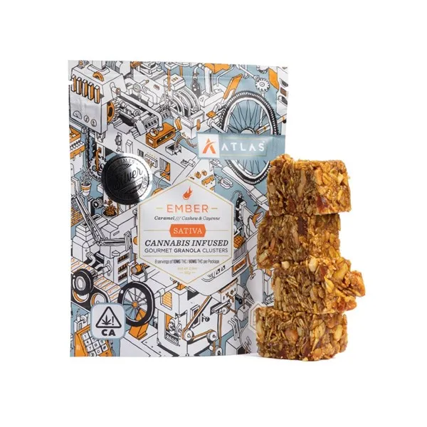 Cashew, Caramel & Cayenne Clusters 1 Atlas Ember Edible