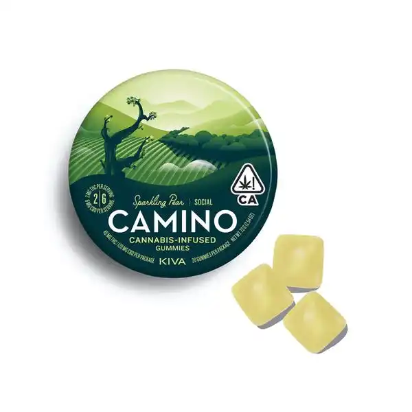 Camino Sparkling Pear CBD “Social” Gummies 3 Camino Sp