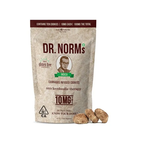 Gluten Free Snickerdoodle Cookies 3 Dr Norms Cookies Snickerdoodle 10Mg