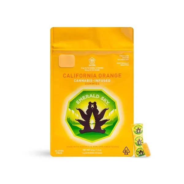California Orange Gummies 3 Emerald Sky California Orange Gummies