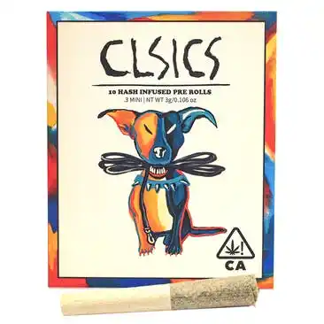 10 Pack – .3g Hash Infused Pre Rolls 3 Hash Infused Pre Rolls