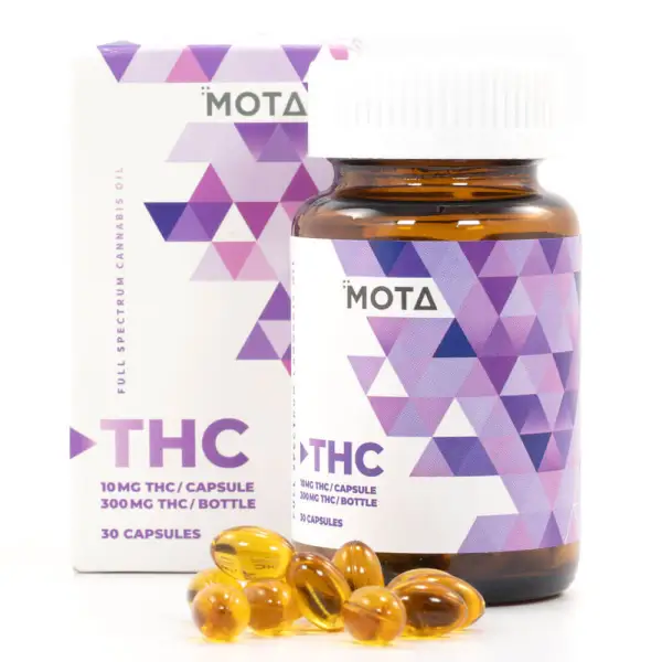 10mg THC Capsules (Mota) 3 Mota Full Spectrum Cannabis