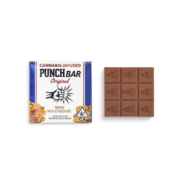 Toffee Milk Chocolate 2 Punch Bar Toffee Milk Chocolate