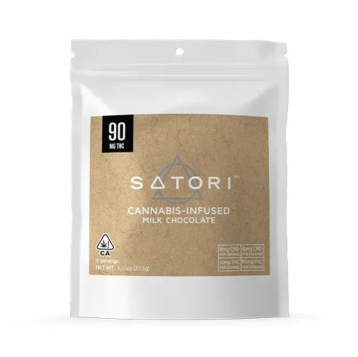 Milk Chocolate Bar 3 Satori Milk Chocolate Bar 90Mg